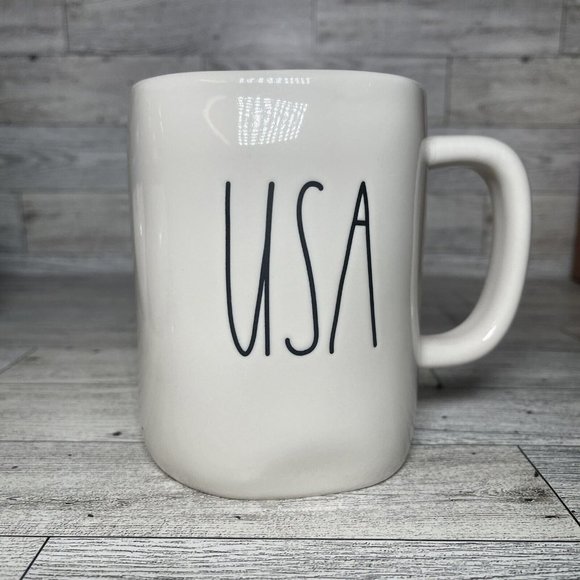 Rae Dunn Other - Rae Dunn Artisan “USA” Black Letter Patriotic Mug